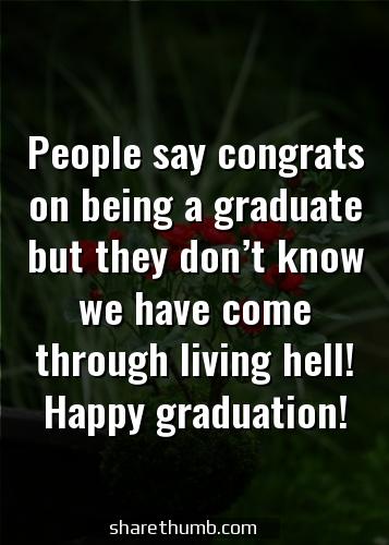 funny words of advice for graduates